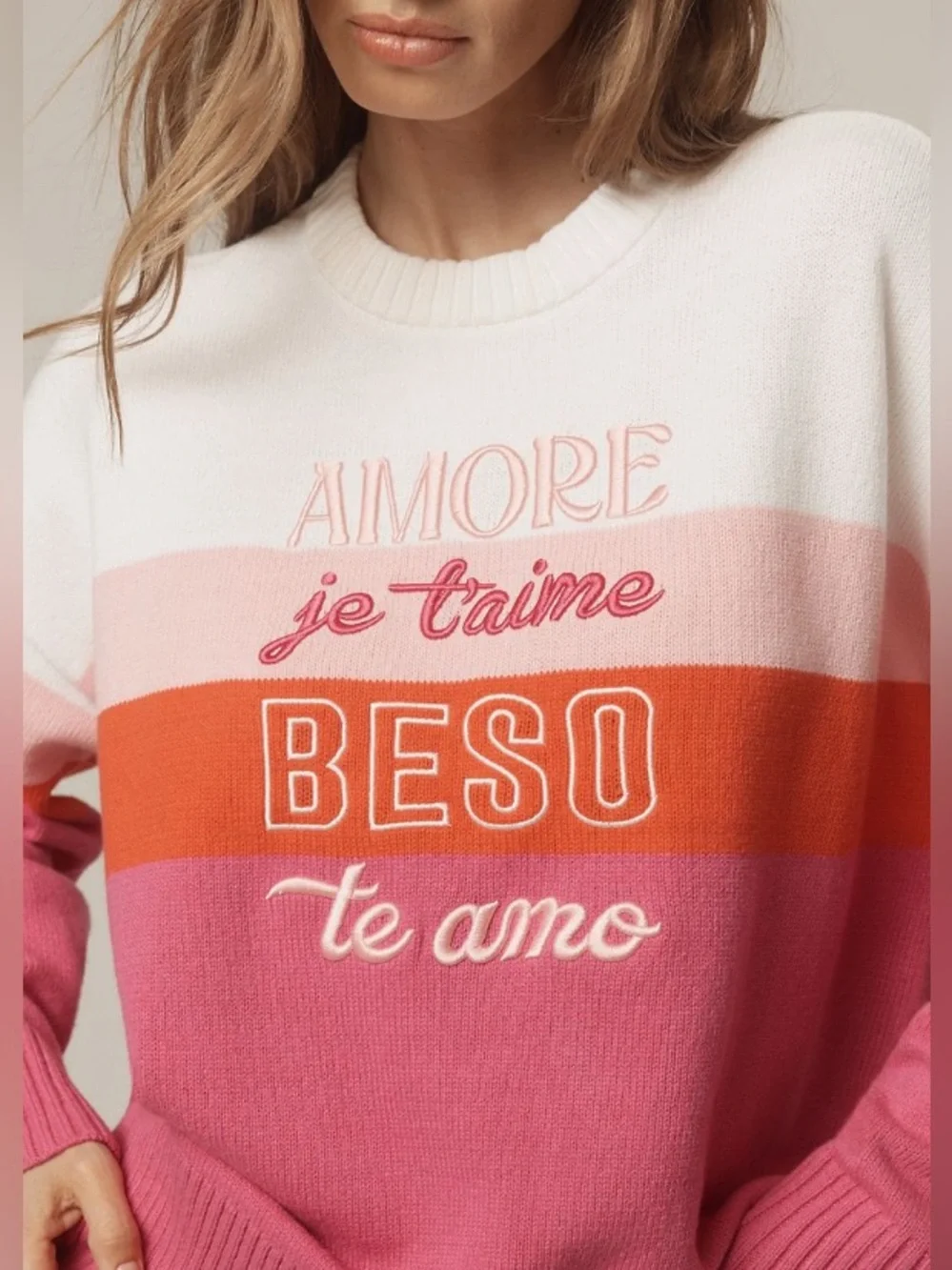 Beach Riot Calle Love Long Sleeve Sweater - Picture 3 of 6